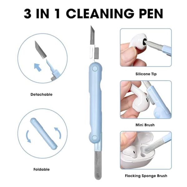 7 in 1 Electronic Cleaner Kit, Keyboard Cleaner Kit with Brush, 3 in 1 Cleaning Pen for AirPods Pro - Image 2