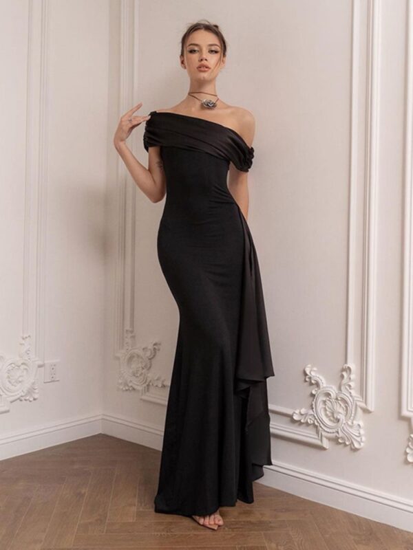 Off-Shoulder Maxi Dress - Image 3