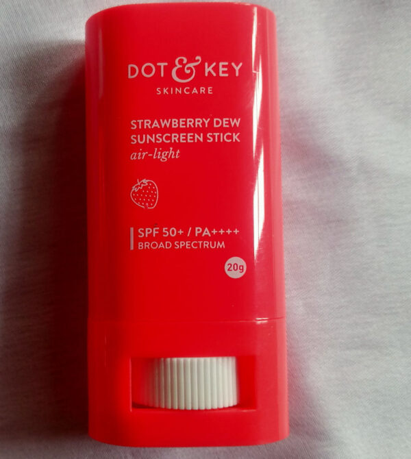 Dot & Key Strawberry On-The-Go SPF 50 Sunscreen Stick PA+++ For UVA/B Blocks - Image 6