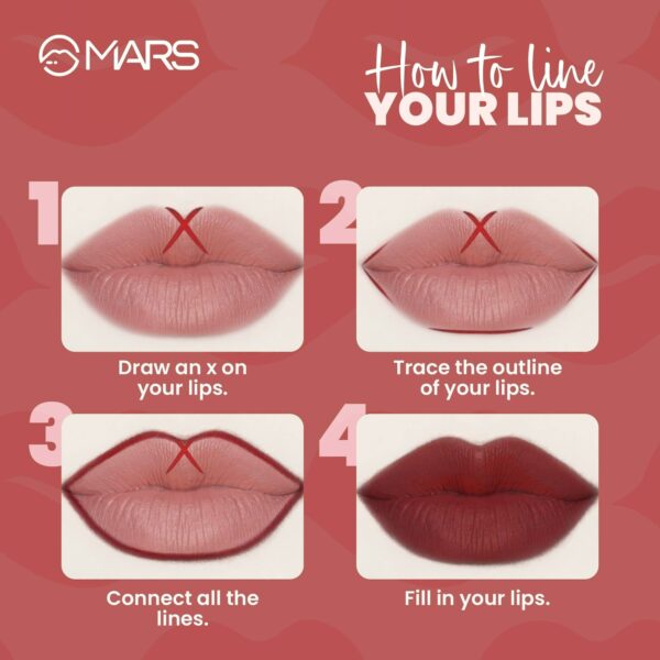 MARS Edge of Desire Lip Liner With Holder - Set A (14g) - Image 4