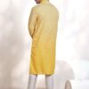 Floral Printed Shaded Mandarin Collar Cotton Straight Kurta - Image 2