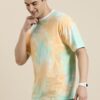 Dyed Drop-Shoulder Sleeves Pure Cotton T-shirt - Image 4