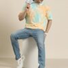 Dyed Drop-Shoulder Sleeves Pure Cotton T-shirt - Image 5