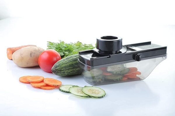 Ganesh Plastic Vegetable Slicer Cutter, Black - Image 3