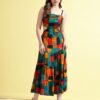 Printed Cut-Out Maxi Dress - Image 2