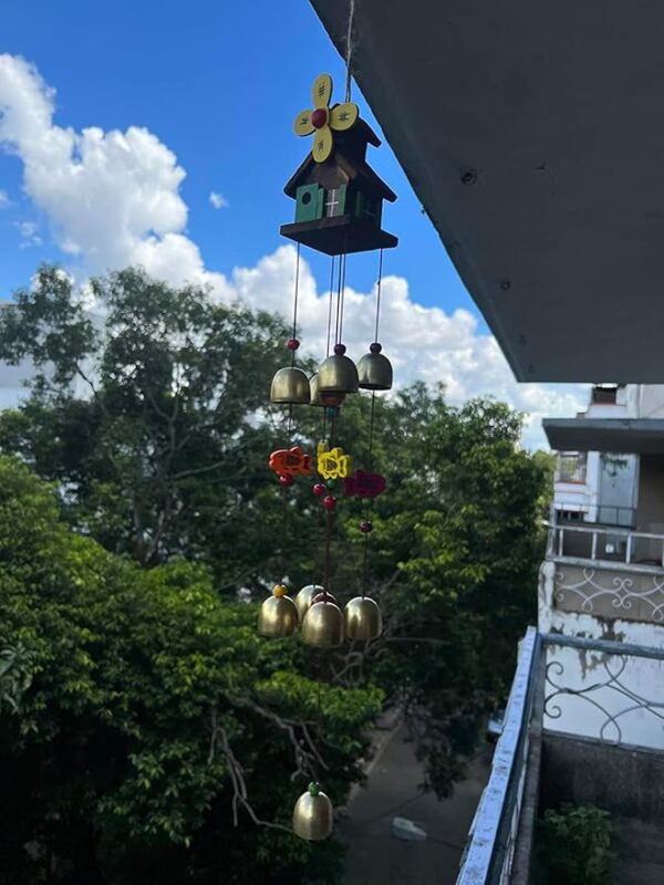 PARADIGM PICTURES fengshui Wind Chimes for Home Balcony Bedroom || Home Decoration Items (House Wind Chime) - Image 2