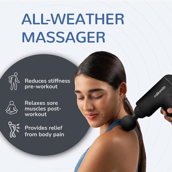 Caresmith Charge Boost Massage Gun | Body Massager | Massager Machine for Pain Relief for Men and Women | Deep Tissue Massager - Image 2