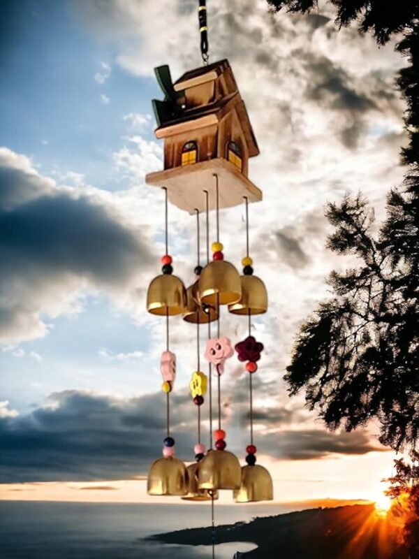 PARADIGM PICTURES fengshui Wind Chimes for Home Balcony Bedroom || Home Decoration Items (House Wind Chime) - Image 6