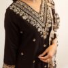 Ethnic Motifs Embroidered Regular Thread Work Kurta with Salwar & Dupatta - Image 2