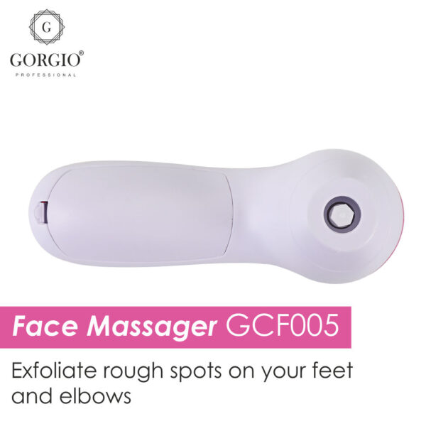 Gorgio Professional 5 In 1 Compact Face Massager (Color May Vary) (GCF005) - Image 4
