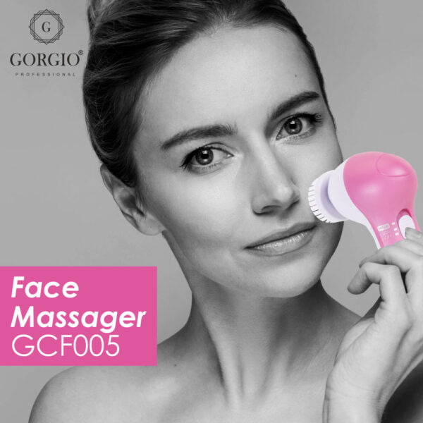 Gorgio Professional 5 In 1 Compact Face Massager (Color May Vary) (GCF005) - Image 6