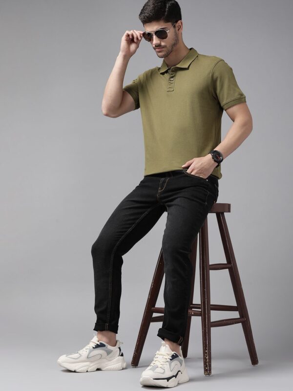 The Lifestyle Co. Polo Collar Pure Cotton T-shirt - Image 7