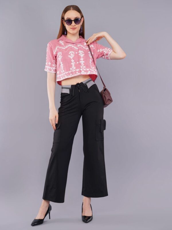 Women Smart Opaque Printed Casual Shirt - Image 4
