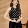 Women Basic Jumpsuit with Embroidered - Image 2