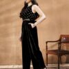 Women Basic Jumpsuit with Embroidered - Image 6