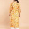 Women Floral Printed Straight Kurta - Image 5