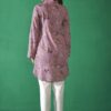Floral Printed V-Neck Bell Sleeves Straight Kurta - Image 2