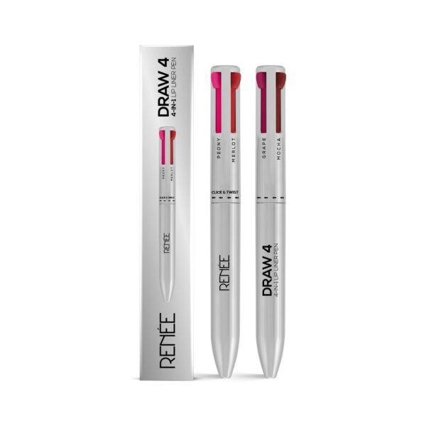 Renee Cosmetics Draw 4 4-In-1 Lip Liner (0.4 g) - Image 3