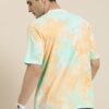 Dyed Drop-Shoulder Sleeves Pure Cotton T-shirt - Image 3