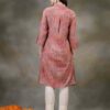 Ethnic Motifs Printed Shirt Collar Lace Insert A-Line Kurta - Image 8