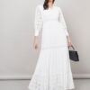 V-Neck Fit &Flare Maxi Dress - Image 6