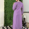 Floral Embroidered Thread Work Straight Kurta With Trousers & Dupatta - Image 6