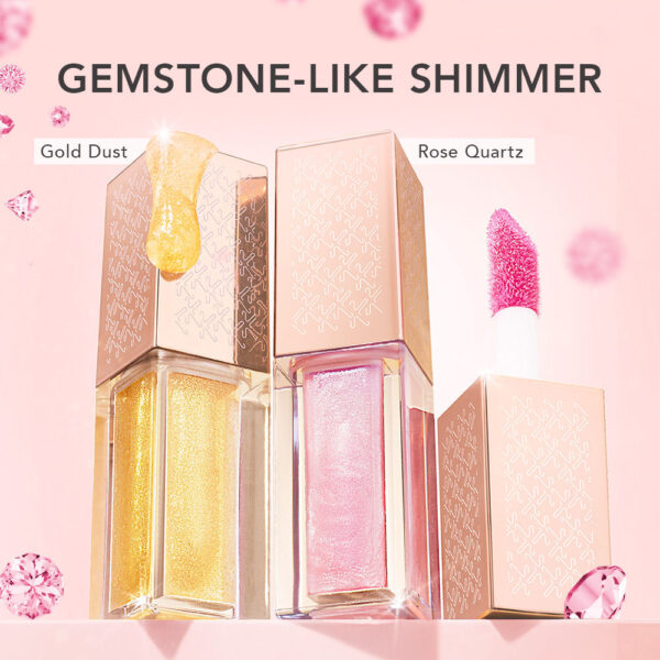 Kay Beauty Precious Lip Oil (Limited Edition) - Rose Quartz - Image 5