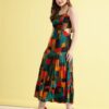 Printed Cut-Out Maxi Dress - Image 8