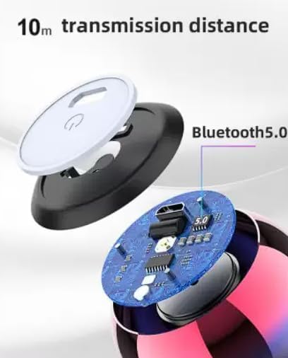 Ultra Mini Boost Wireless Portable Bluetooth Speaker, Mini Portable Wireless Speaker Punchy BASS Rich Audio Stereo Pairing, Handheld Pocket Size Speaker Pack of 1 - Image 3