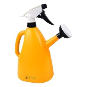 Plant Watering Can with Spray Bottle & Shower Head 1 Litre | Multi-Purpose Garden Water Sprayer for Indoor Plants, Balcony Garden & Nursery | Plastic Watering Pot with Handle Multicolor