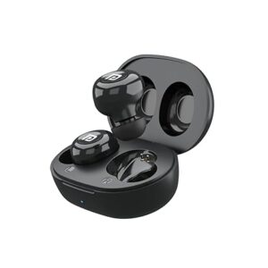 Twins S3 Smart TWS Bluetooth 5.2 Earbuds with 20 Hrs Playtime, 8mm Drivers, Lightweight Design(Black)