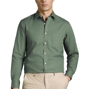 Men's Regular Fit Easy to Iron Everyday wear Premium Cotton Full Sleeve Solid Formal Shirt