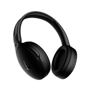 Bluetooth Hybrid Active Noise Cancellation Over Ear Headphones with Up to 100H Playtime, ASAP Charge, Ambient Sound Mode &Dual EQ Modes, Enx Technology(Stellar Black)