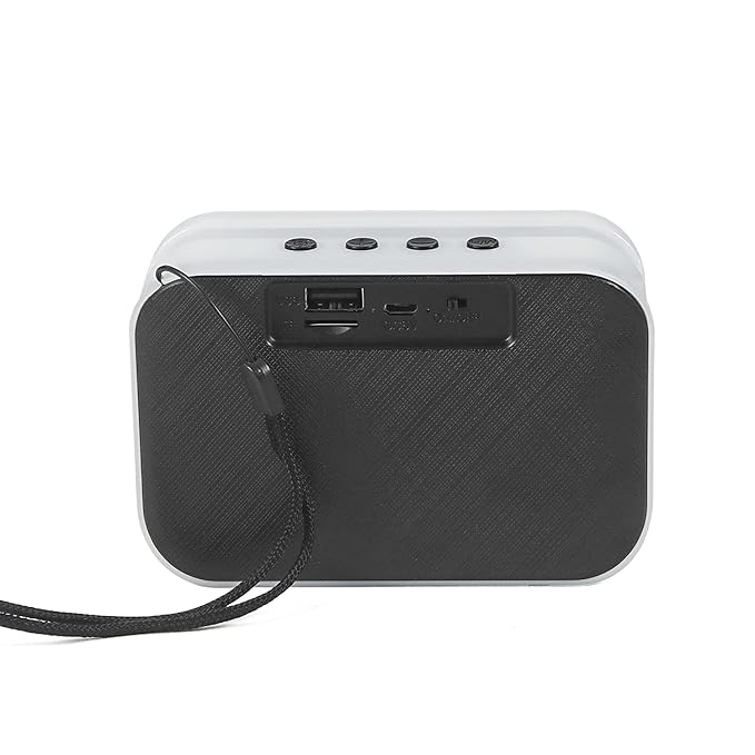 5W Wireless Bluetooth Portable Speaker with Supporting Carry Handle, USB, SD Card, AUX, FM & Call Function Upto 4hrs Playtime - Image 2