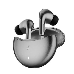 Ultra TWS Earbuds Custom EQ,Wireless Bluetooth 5.4,Music & App Support, 50H Playtime,Fast Charging Case, 50ms Low Latency for Gaming,Touch Controls,IPX4 Waterproof,Clear Calls - Black