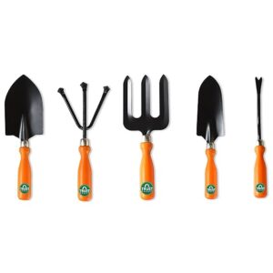 Gardening Tools Kit for Home 5-Piece Garden Tools for Home Gardening Set Including Big & Small Trowel, Cultivator, Weeder & Garden Fork Durable Agriculture Tools & Gardening Items Combo