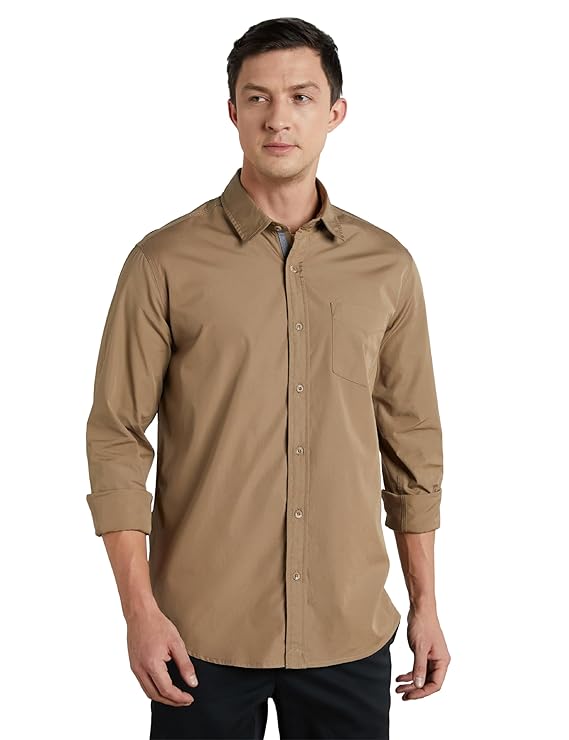 Men's Casual Cotton Poplin Shirt (Regular Fit) - Image 3