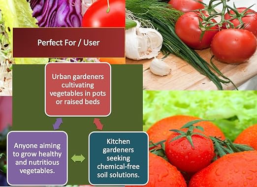 Veggies Mix & Organic Manure for Vegetables – Boost Your Garden’s Yield with Natural and Organic Goodness (2Kgs-Beige - Khaki) - Image 2