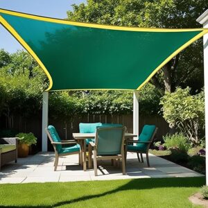 Green Shade Net for Garden & Balcony, 75 Percent Shade Green Mesh Net for Plants, Sunlight Protection Balcony Cover, Agro Use (10 ft x 10 ft